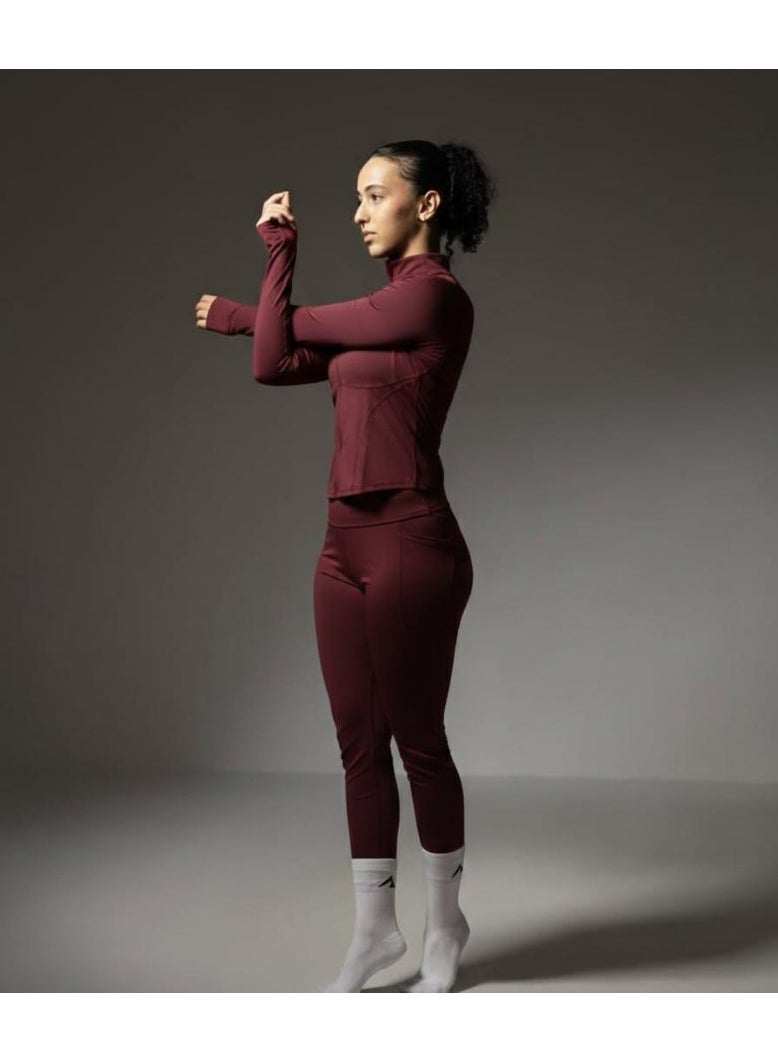 Women's High-Waisted Leggings, Full Length Seamless Yoga Pants, Tummy Control Athletic Compression Tights for Gym & Fitness - Image 5